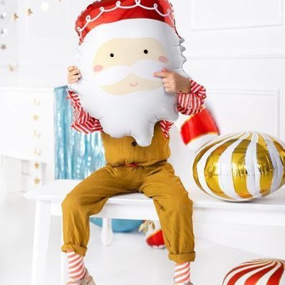 Globo Cara Papa Noel 37 x 60 cm