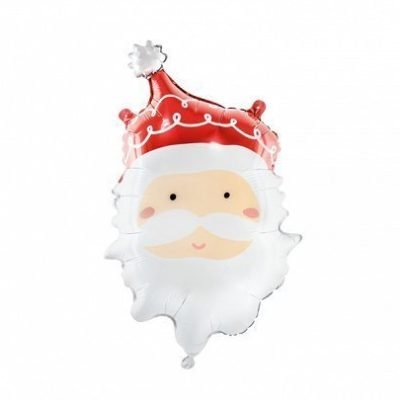 Globo Cara Papa Noel 37 x 60 cm