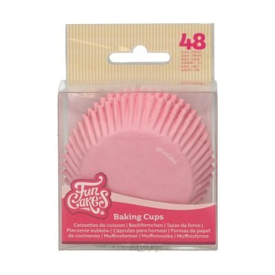 FunCakes Cápsulas para Hornear Light Pink 48u