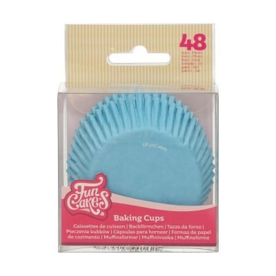 FunCakes Cápsulas para Hornear Light Blue 48u