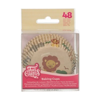 FunCakes Cápsulas para Hornear Safari Animals 48u