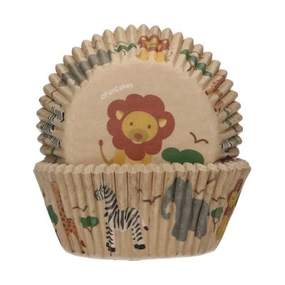 FunCakes Cápsulas para Hornear Safari Animals 48u