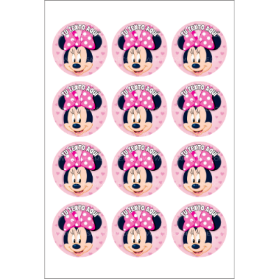 Modelo Círculo nº008- Minnie