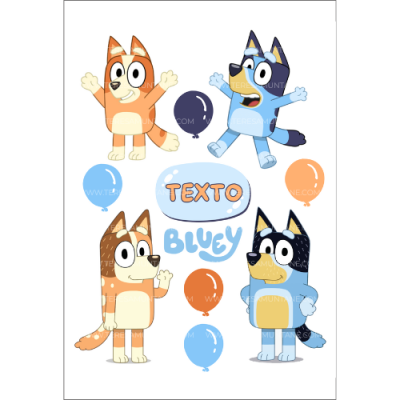 Modelo Figuras nº002 – Bluey Bingo